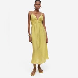 H&M Drawstring Midi Dress